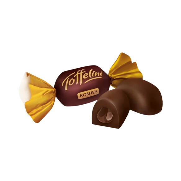Цукерки з шоколадною начинкою Roshen Toffelini, 1кг