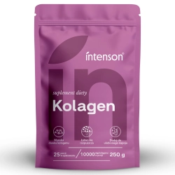 Kolagen, Czyste Białka Kolagenu, Intenson, 250g
