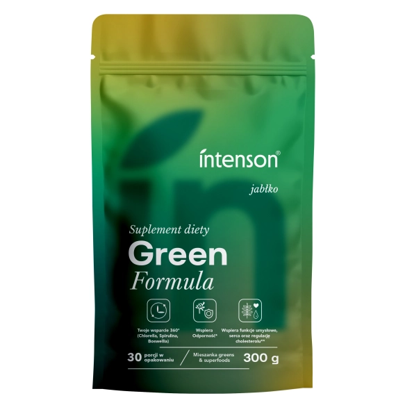 Освіжаючий Зелений Коктейль Green Formua, Intenson, 300г