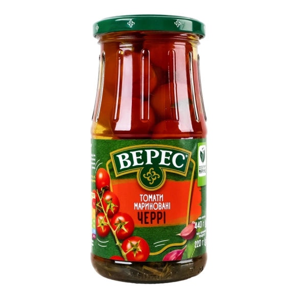 Pomidory Marynowane Cherry Veres, 440g