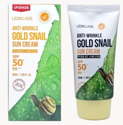 LEBELAGE Krem d/tw. SPF 50+ GOLD SNAIL 50ml