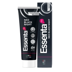 Pasta do Zębów z Węglem Kokosowym, Essenta PRO Neo Black Night, 75ml
