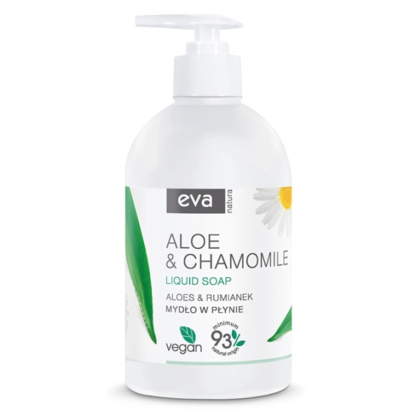 Mydło w Płynie Aloes i Rumianek, EVA Natura, 500ml