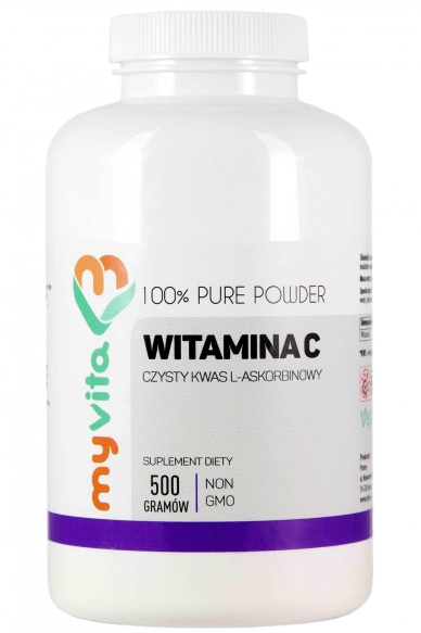 Vitamin C, L-Ascorbic Acid Powder, MyVita