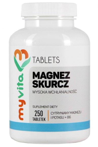 Magnesium Anti Shrinkage Tablets (Magnesium + Potassium + B6), MyVita