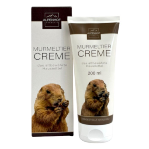 Maść z Sadłem Świstaka i Olejkiem Sosny Górskiej Alpenhof Murmeltier Creme, 200ml