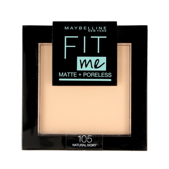 Maybelline Fit Me! Puder kompaktowy Matte+Poreless nr 105 Natural Ivory  9g