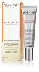 YOSKINE Hokkaido Japan-Enzyme Krem przeciwzmarszczkowy pod oczy z peptydami i enzymami dyni 15 ml