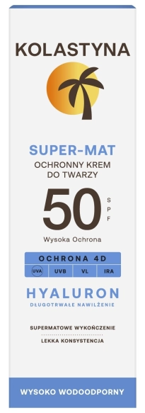 KOLASTYNA Krem do twarzy Super-Mat SPF 50, 50 ml