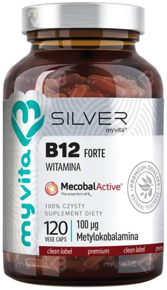 Vitamin B12 Forte 100mcg, MyVita SILVER PURE