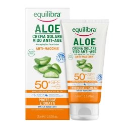 EQUILIBRA Sun Aloesowy przeciwzmarszczkowy krem przeciwsłoneczny SPF 50+ UVA/UVB 75 ml