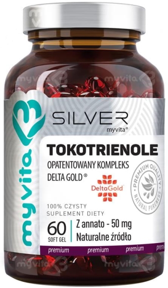 Tocotrienols 100% SILVER PURE, Myvita