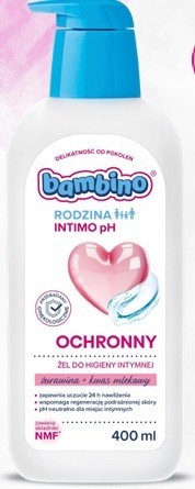 NIVEA BAMBINO  RODZINA Intymna Żel 400ml Żurawina&