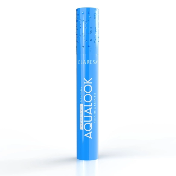 Claresa Tusz do rzęs Aqualook Volume&length Black&