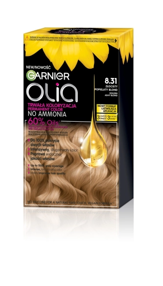 GAR OLIA  8.31 GOLDEN ASHY BLOND &