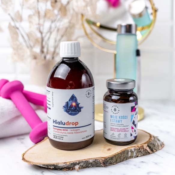 Moje Kości i Stawy, Mocne Wsparcie, Aura Herbals, 60 kapsułek
