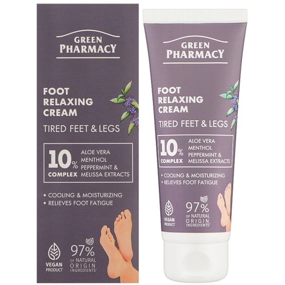 Krem Relaksujący do Stóp i Nóg Green Pharmacy, 75ml