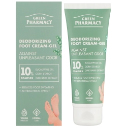 Dezodorujący Krem-Żel do Stóp Przeciw Nieprzyjemnemu Zapachowi Green Pharmacy, 75ml