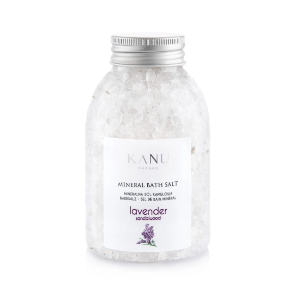 KANU Nature Sól mineralna Lawenda i Drzewo Sandałowe 350g