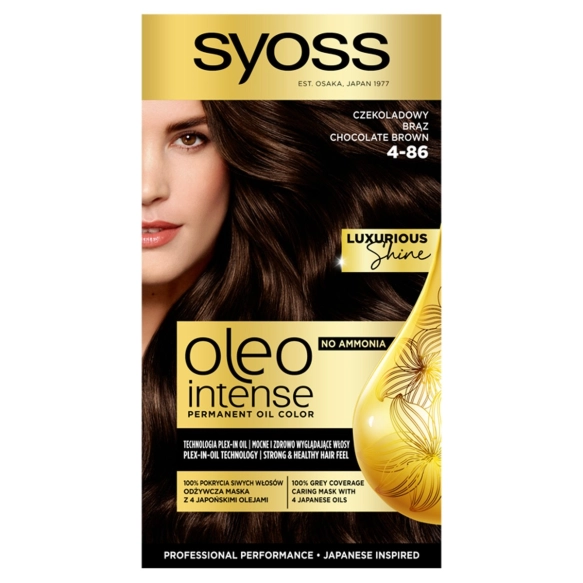 H SYOSS.Farba OLEO  4-86 Czekoladowy BrązTOP&