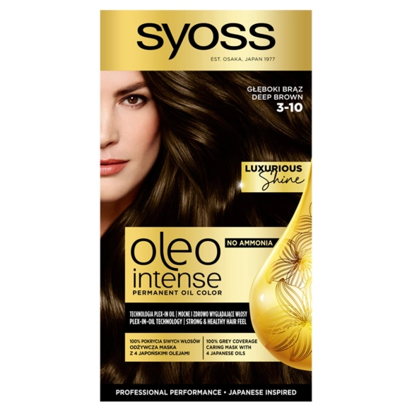 H SYOSS.Farba OLEO  3-10 Głęboki brąz TOP&