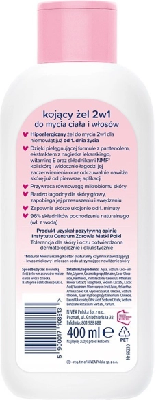 NIVEA BAMBINO Żel 2w1 kojący dla niemowląt