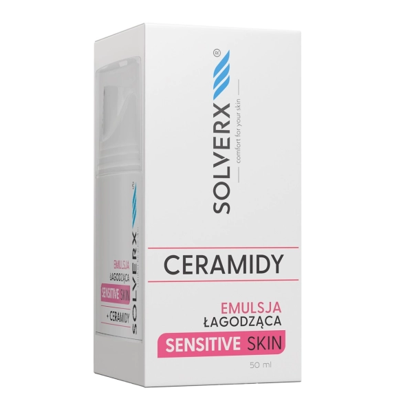 SOLVERX Sensitive Skin Krem - emulsja łagodząca z ceramidami 50 ml