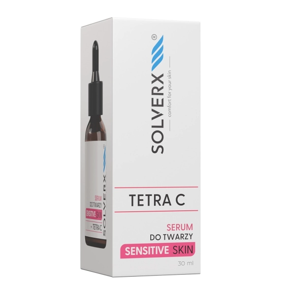 SOLVERX Sensitive Skin Serum do twarzy z TETRA C 30 ml