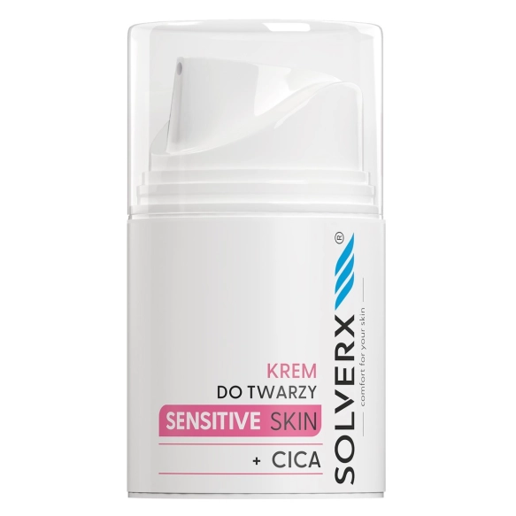 SOLVERX Sensitive Skin Krem do twarzy z CICA 50 ml