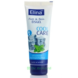 Chłodzący żel do stóp i nóg z mentolem, Elina, 75ml