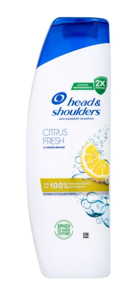 HEAD & SCHOULDERS Citrus Fresh Szampon przeciwłupieżowy z esencją cytrusową 330 ml