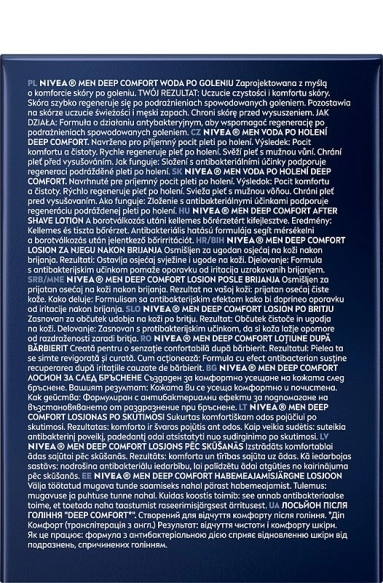 NIVEA Men After Shave Woda po goleniu Deep 100 ml