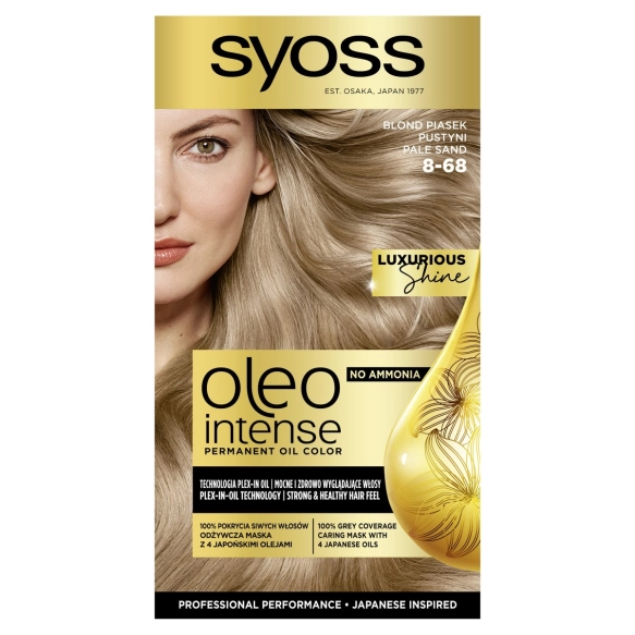 H SYOSS.Farba OLEO  8-68 Piaskowy blond& &