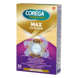 GSK COREGA MAX CZYSZCZENIE TABLETKI 30 SZT&