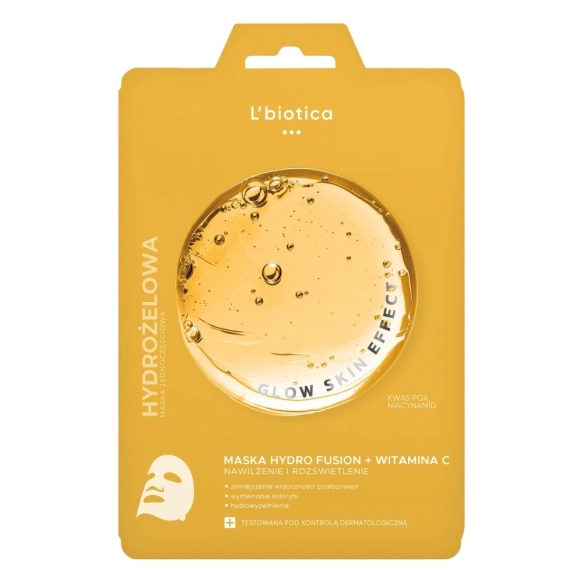 LB L`biotica Maska Hydrożelowa + Wit C new