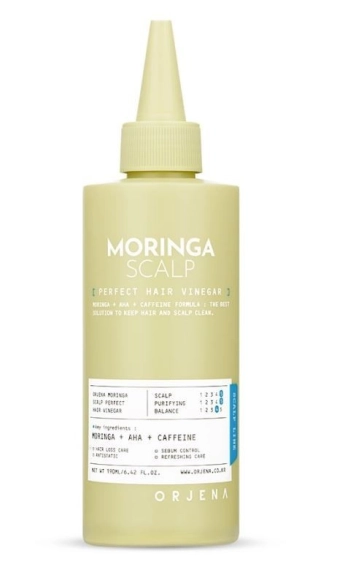 ORJENA Płukanka do skóry głowy i włosów MORINGA