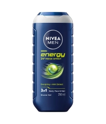 NIVEA MEN Energy Żel pod prysznic dla mężczyzn 3w1, 250 ml