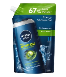 NIVEA MEN Żel pod prysznic zapas ENERGY 500 ml