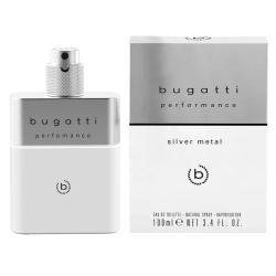 BUGATTI Performance Silver Metal Woda toaletowa dla mężczyzn 100 ml