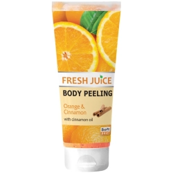 FRESH JUICE Peeling do ciała Pomarańcza i Cynamon 200 ml