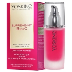 YOSKINE Supreme Vit B12 & C Serum odmładzające do twarzy redukujące przebarwienia 30 ml