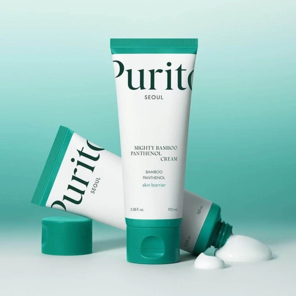 PURITO SEOUL Mighty Bamboo Panthenol Krem do twarzy 100 ml