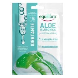 Nawilżająca Maska do twarzy z aloesem i kwasem hialuronowym EQUILIBRA Aloe Ialuronica 1 szt.