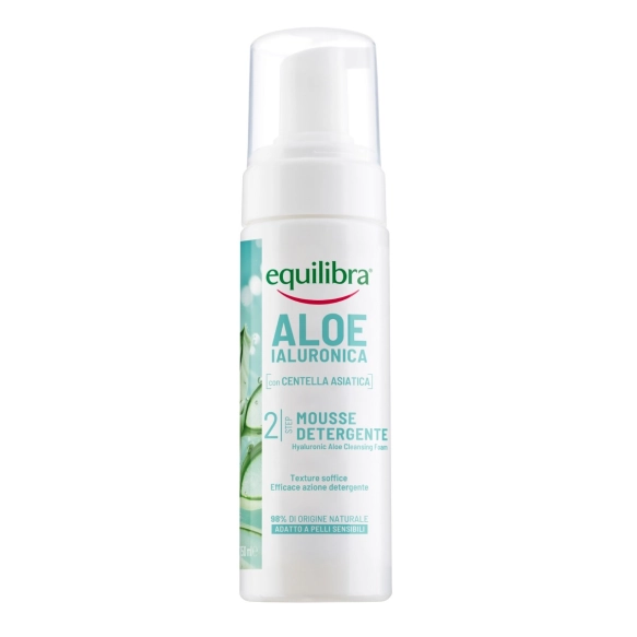 EQUILIBRA Aloe Ialuronica Pianka oczyszczająca z aloesem i kwasem hialuronowym 150 ml