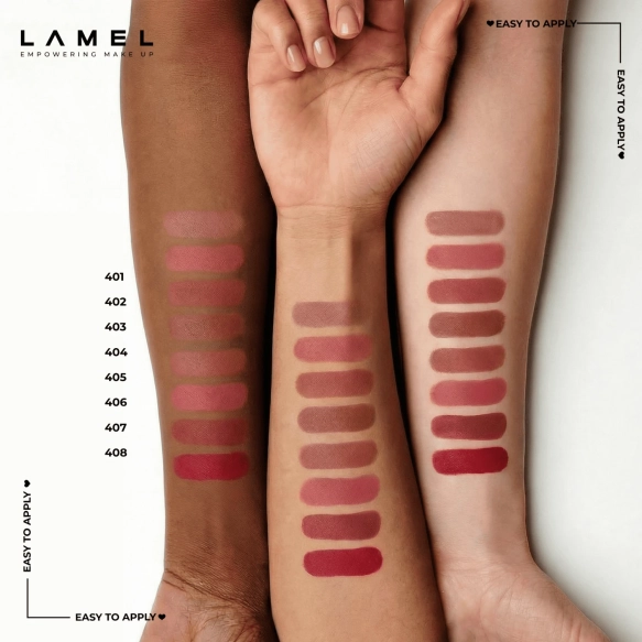 LAMEL Basic Odżywcza Pomadka do ust Silk Cover nr 402 Pink Nude