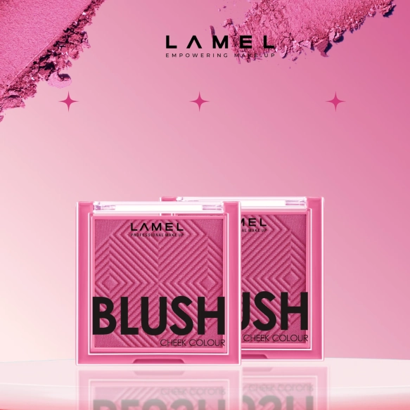 LAMEL Róż do policzków Blush Cheek Colour nr 406 Pitaya