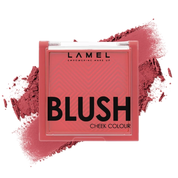 LAMEL Róż do policzków Blush Cheek Colour nr 408 Plum