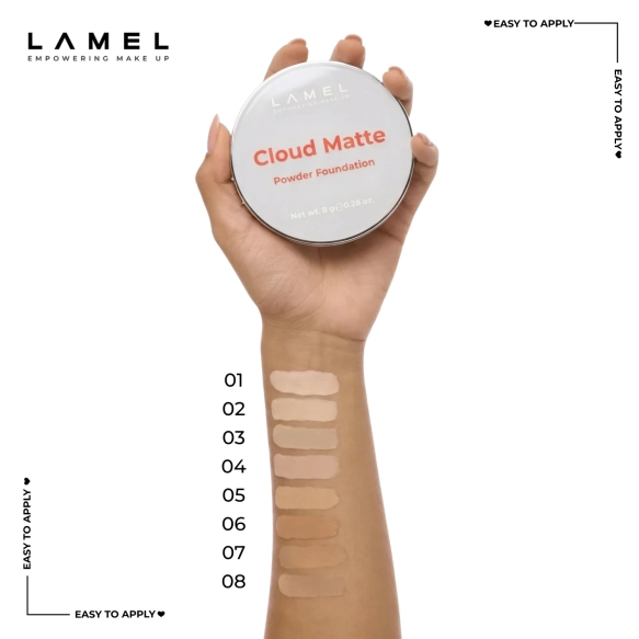 LAMEL Cloud Matte Puder kompaktowy matujący nr 401 Fair Ivory