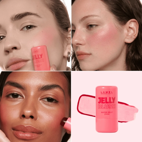 LAMEL Water Jelly Blush Róż do policzków i ust w sztyfcie nr 02 Guava