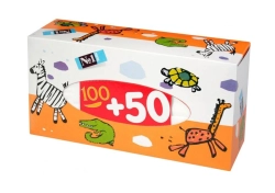BELLA Baby Chusteczki higieniczne bezzapachowe dwuwarstwowe 150 sztuk